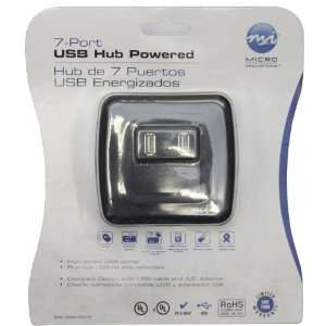  Micro Innovations 7 Port USB Hub Powered  Players 