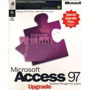  MICROSOFT ACCESS 97 UPGRADE (CD ROM FOR WINDOWS 95 OR 