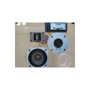 Pioneer Plexiglass HPM 100 Single Speaker, Plays Great  