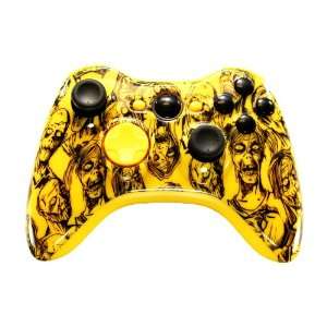  Stinger Yellow Zombie Attack Modded Xbox 360 Controller 
