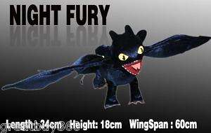   Your Dragon Toothless Night Fury Plush Toy Movie Plush RARE US ship
