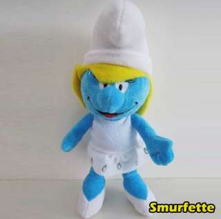 The Smurfs Plush Toy Smurfette Girl Smurf Stuffed Animal 11  