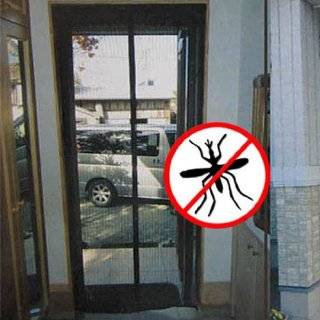   Easy Instant Door Screen Home Garden Patio Magnetic Mosquito Pest Mesh