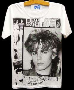 DURAN DURAN 80s Pop Rock Retro VTG Tour T Shirt S/M  