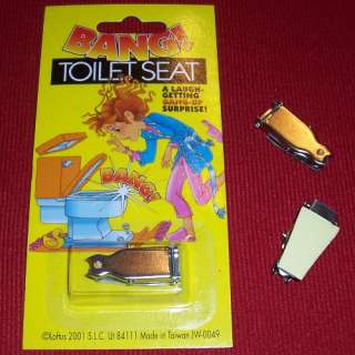24) Bang Toilet Seat Cap Mechanism Prank Joke Trick Pop Gag Gift 