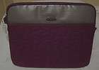 FOSSIL KEY PER PURPLE LAPTOP SOFT CASE TECH SLEEVE QUILTED BAG NWT