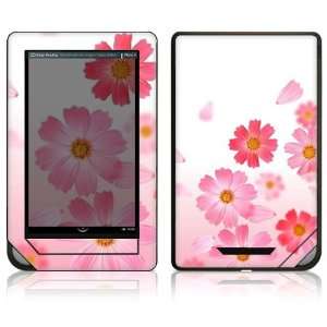  Nook Color Decal Sticker Skin   Pink Daisy 