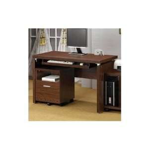   Wildon Home 800831 Castle Pines Computer Desk in Oak: Office Products