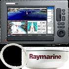 Raymarine C120W System Pack   C120W Display, RD418D, 10M Cable