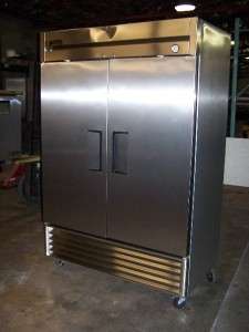 2008 True 2 Door Cooler Refrigerator Reach In Stainless T 49  