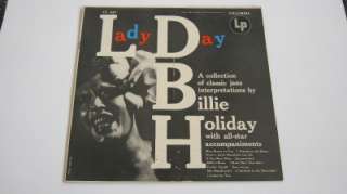 BILLIE HOLIDAY Lady Day LP 6 Eye NICE  