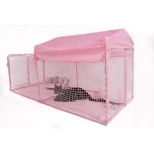    Kritter Kondo Deluxe Pink Outdoor Pet Enclosure