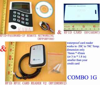 RFID Access Control LAN +26Bit Card Reader Combo 1G  