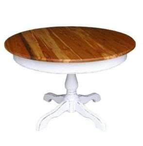 Coastal Cottage Legare Pedestal ROUND TABLE Solid Wood 40 Painted 