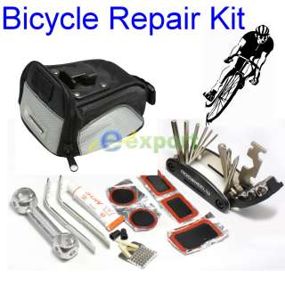 Bike Bicycle Tire Tyre Repair Tool Kit Patch Rubber Set  