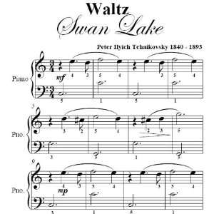 Waltz From Swan Lake Tchaikovsky Big Note Piano Sheet Music Peter 