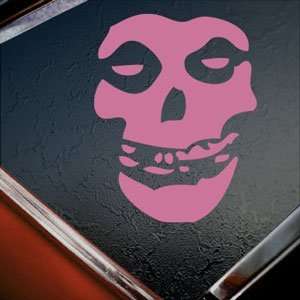   Rock Band Skull Pink Decal Window Pink Sticker: Arts, Crafts & Sewing