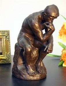 AUGUSTE RODIN Thinker Sculpture Statue Figurine Figure  