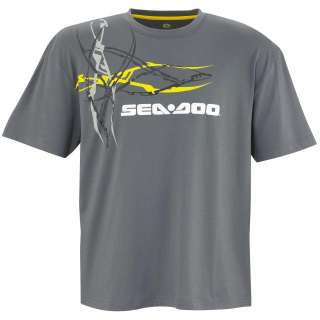 SeaDoo Grey Tee Shirt Short Sleeve T Shirt X Large Sea Doo 2862451207 