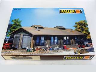 FALLER 165 HO KIT Two stall engine shed  