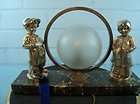 NICE FRENCH ART DECO TABLE LAMP WITH KIDS STATUES