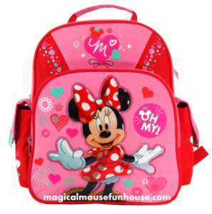 Playhouse Disney Minnie Mouse KIDS 12 SMALL Backpack  
