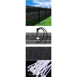   Privacy Screen Fence Polyethylene 6x50 in Black Patio, Lawn & Garden