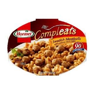 Hormel Compleats Swedish Meatballs with Pasta in Cream Sauce, 10 Ounce 
