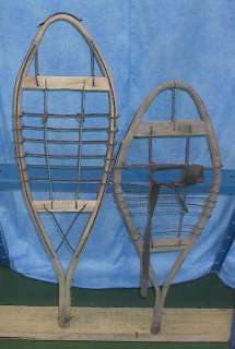 VINTAGE MAPLE SYRUP Snowshoes 43x12 Snow Shoes GREAT  