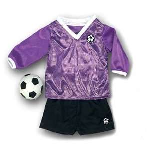 Doll Soccer Outfit  Purple Soccer Flash Doll Clothes/Clothing of Doll 