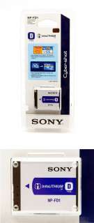 This listing is for a brand new Sony NP FD1 rechargeable battery type 