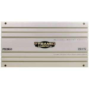  Pyramid PB1860 1800 Watt 4 Channel Bridgeable Amplifier 