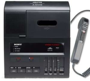 Sony BM87 DST Standard Cassette Desktop Dictator  