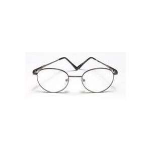Reading Glasses 2.25 power, Gold, Round and Metal, Frame Size: R032 