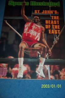 1983 Sports Illustrated ST JOHNS Big East CHAMPS No Lab  
