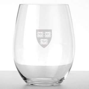 Harvard O Red Wine   Set of 4 Glasses 