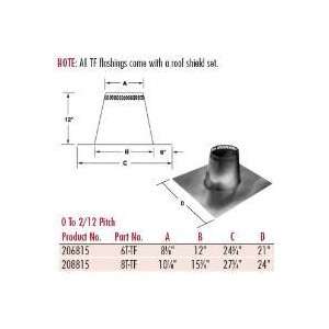   MetalBest Tall Cone Flat Roof Flashing   6T TF