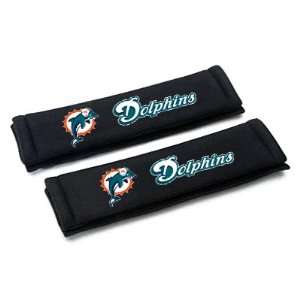  NFL Miami Dolphins Car Seat Belt Shoulder Pads, Pair Automotive