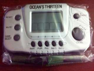 Oceans Thirteen ~ Handheld Casino/Poker Game ~ 10 WHOLESALE LOT 