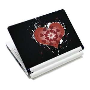  Red Hot Heart Laptop Notebook Protective Skin Cover 
