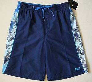 NEW Nike Mens Navy Blue Swim Suit Trunks Swimwear XXL  