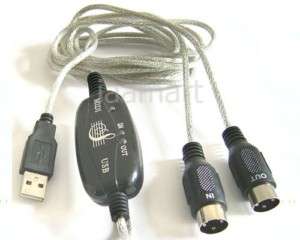 USB to MIDI Keyboard Interface Cable Adapter Converter  
