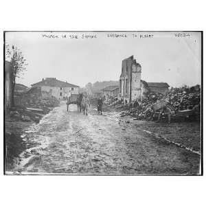  Village in the Somme,entrance to Albert