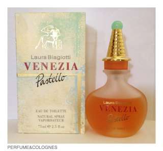 Venezia Pastello LAURA BIAGIOTTI 2.5oz EDT SPR NIB Perfume Fragrance 