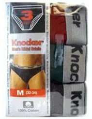 Knockers Mens Bikini Briefs 3pk   Knockers Multi Colored Underwear 