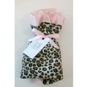  Cheetah pink Satin Security Blanket Baby
