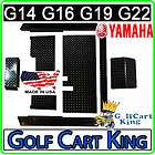 Yamaha Golf Cart Black Diamond Plate Accessories Kit