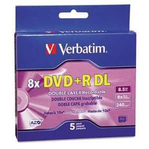  Dual Layer DVD+R Discs 8.5GB 8x w/Jewel Cases Electronics