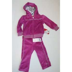  Puma Infant/Baby Girls 2 Piece Sweatsuit Size 18 Months 