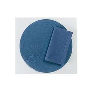 Round Woven Placemat   Blue By Tag Furnishings